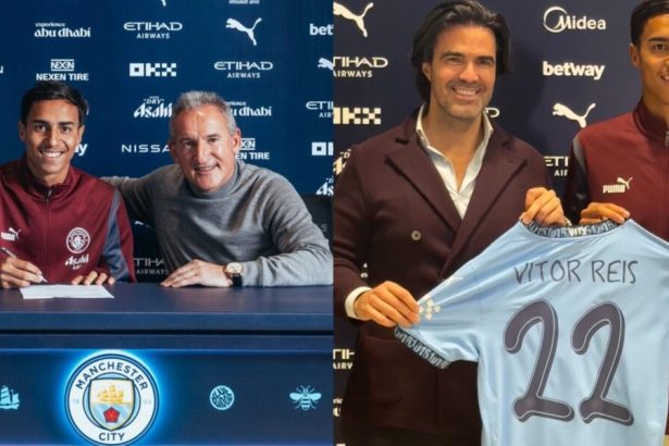 Manchester City Signs 19-Year-Old Defender, Vitor Reis From Palmeiras [Video]