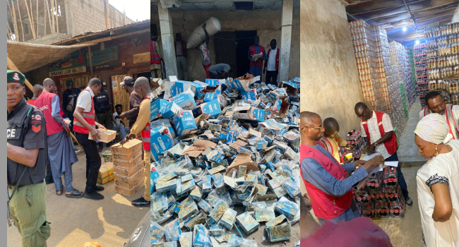 NAFDAC Shuts Down Kaduna Warehouse Stocked With Expired Products Worth ₦75 Million