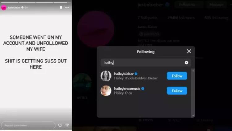 Justin Bieber Addresses Breakup Rumours After Unfollowing Wife Hailey On Instagram