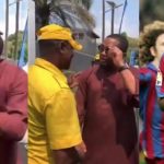 Samuel Eto'o Bumps Into His Former Teammate Who Now Works As Security Guard [Video]