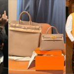 "Happy Wife, Happy Life" - Davido Says As He Purchases New Hermes Bags For Chioma