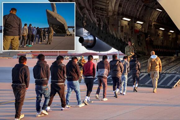 "Deportation Flights Have Begun," As Trump Flies Illegal Immigrants Back To Their Countries