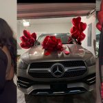 Yhemolee Surprises His Wife, Thayour With Brand New Mercedes Benz As Push Gift [Video]