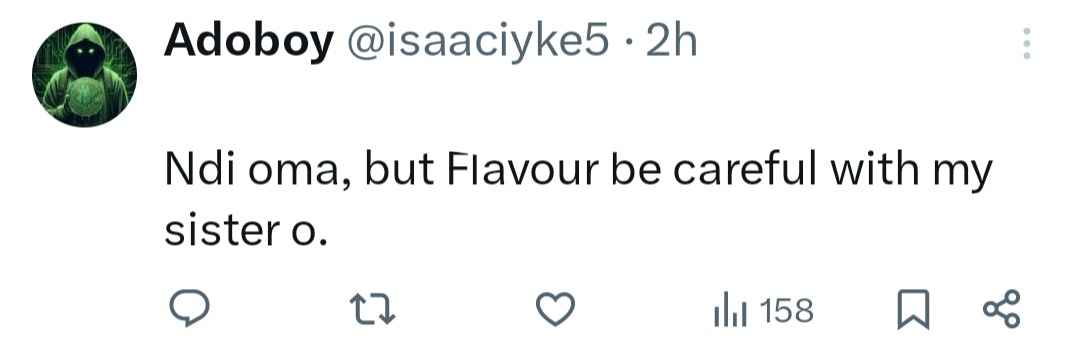 Reactions As Flavour N'Abania Shares Adorable Video With Genevieve Nnaji