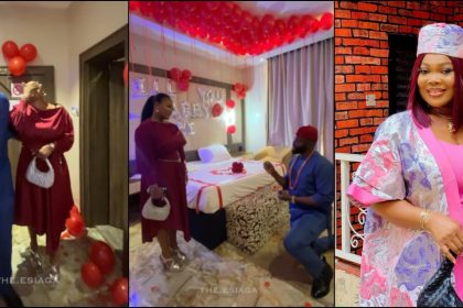 Ruby Ojiakor Shares Beautiful Moments From Her Engagement To Moc Madu [Video]