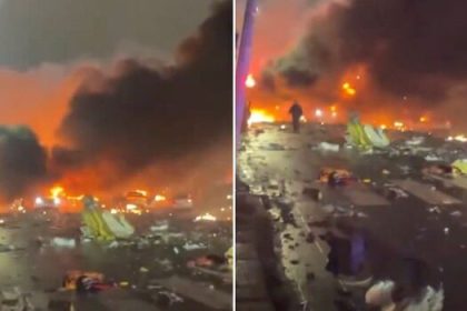 Plane With 6 Aboard Crashes In Philadelphia, Setting Homes And Vehicles Ablaze