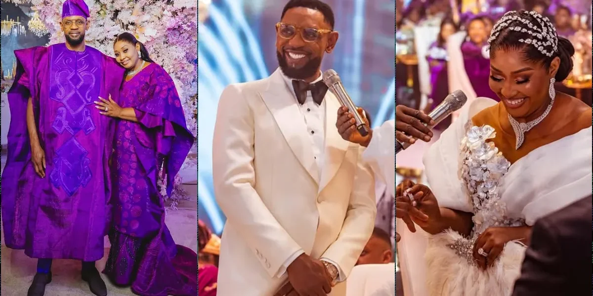 Pastor Biodun Fatoyinbo Renews Wedding Vows With Wife After 25 Years Marriage [Video]