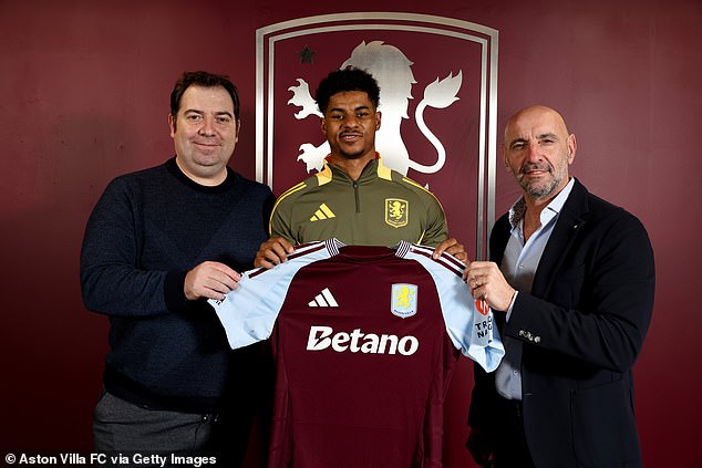 Marcus Rashford Completes Loan Move To Aston Villa After Leaving Manchester United