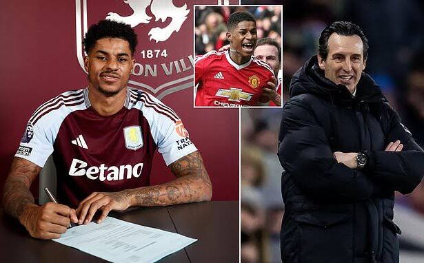 Marcus Rashford Completes Loan Move To Aston Villa After Leaving Manchester United