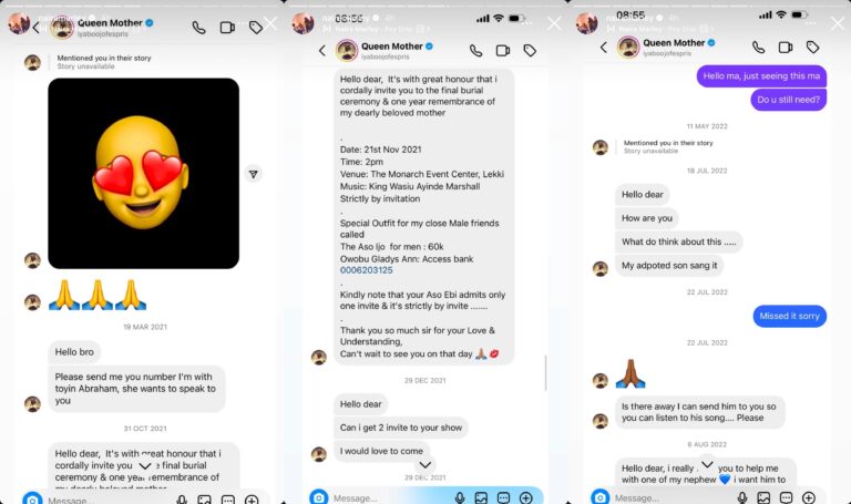 Naira Marley Shares Old Chat With Iyabo Ojo Before Mohbad’s Death
