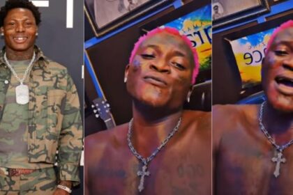 "Your Papa No Be Army" - Portable Diss Asake In New Song Over Grammy Loss [Video]