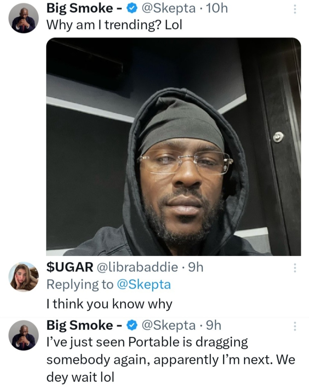 “I’m Next, We Dey Wait” – Skepta Reacts After Portable Dragged Olamide
