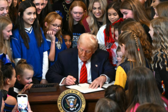 Trump Signs Executive Order Banning Transgender Athletes From Women's Sports