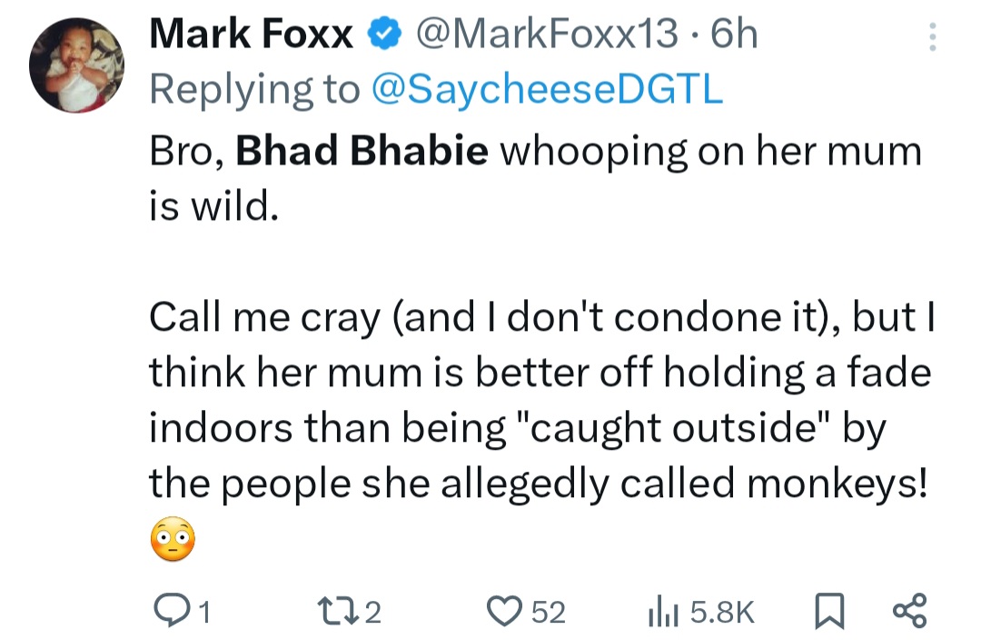 "I Smacked The Sh*t Out Of Her" - Bhad Bhabie Shares Video Of Her Fighting With Her Mother