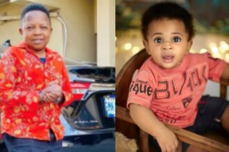 "Meet My Son In Whom I'm Well Pleased" - Actor Chinedu Ikedieze "Aki" [Photo]