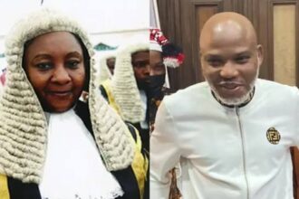 Nnamdi Kanu Challenges Court Jurisdiction As Justice Binta Nyako Adjourns Case Indefinitely