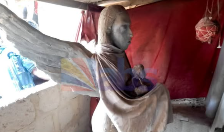 Anambra Government Shuts Down Shrine Linked To "Oke Ite" And "Yahoo Plus" In Okija [Video]