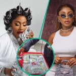 Mercy Eke’s Boyfriend Spoils Her With Luxury Gifts, Bundles Of Dollars On Valentine’s Day [Video]