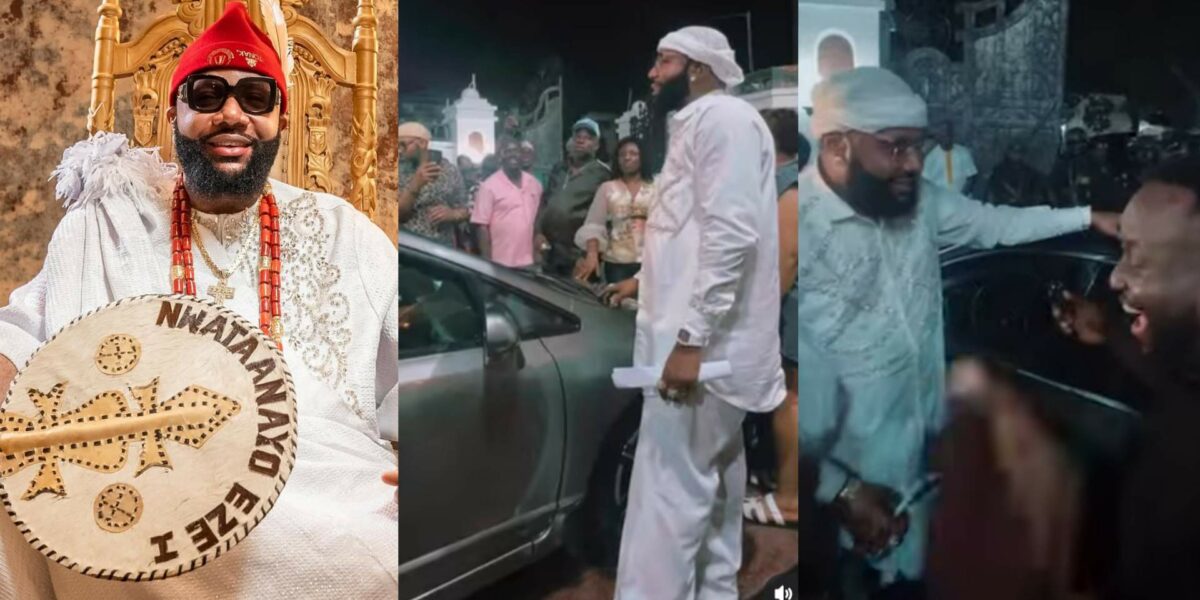 E-Money Gifts Over N200m, 20 Cars To His Staff And Friends On His Birthday [Video]