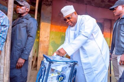 Governor Ademola Adeleke Votes As Osun LG Election Begins