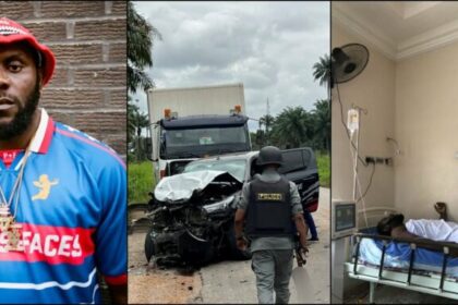 Odumodublvck Hospitalized After Surviving Ghastly Car Crash [Photos]