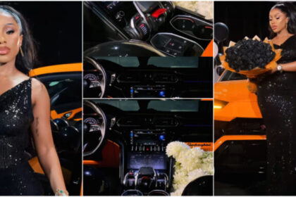 Mercy Eke Show Off Her Newly Acquired Lamborghini [Video]