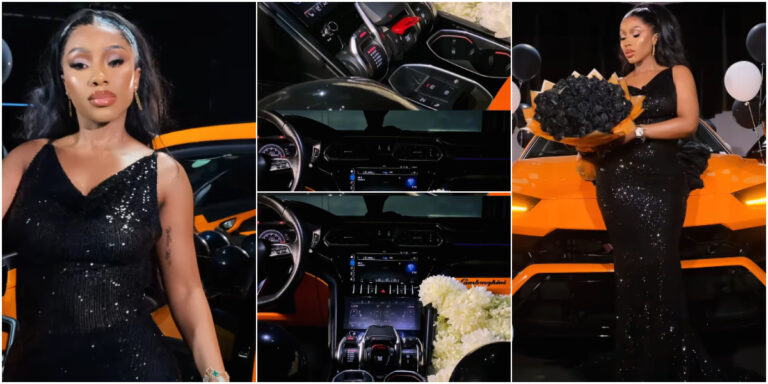 Mercy Eke Show Off Her Newly Acquired Lamborghini [Video]