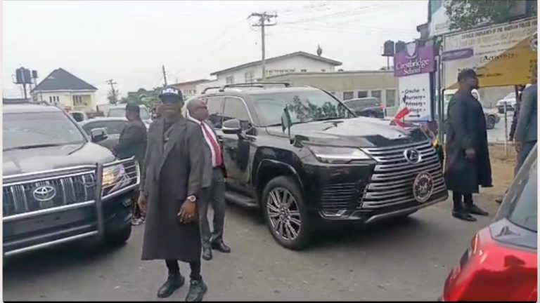 Governor Fubara Arrives Rivers Assembly Complex To Find Gates Locked