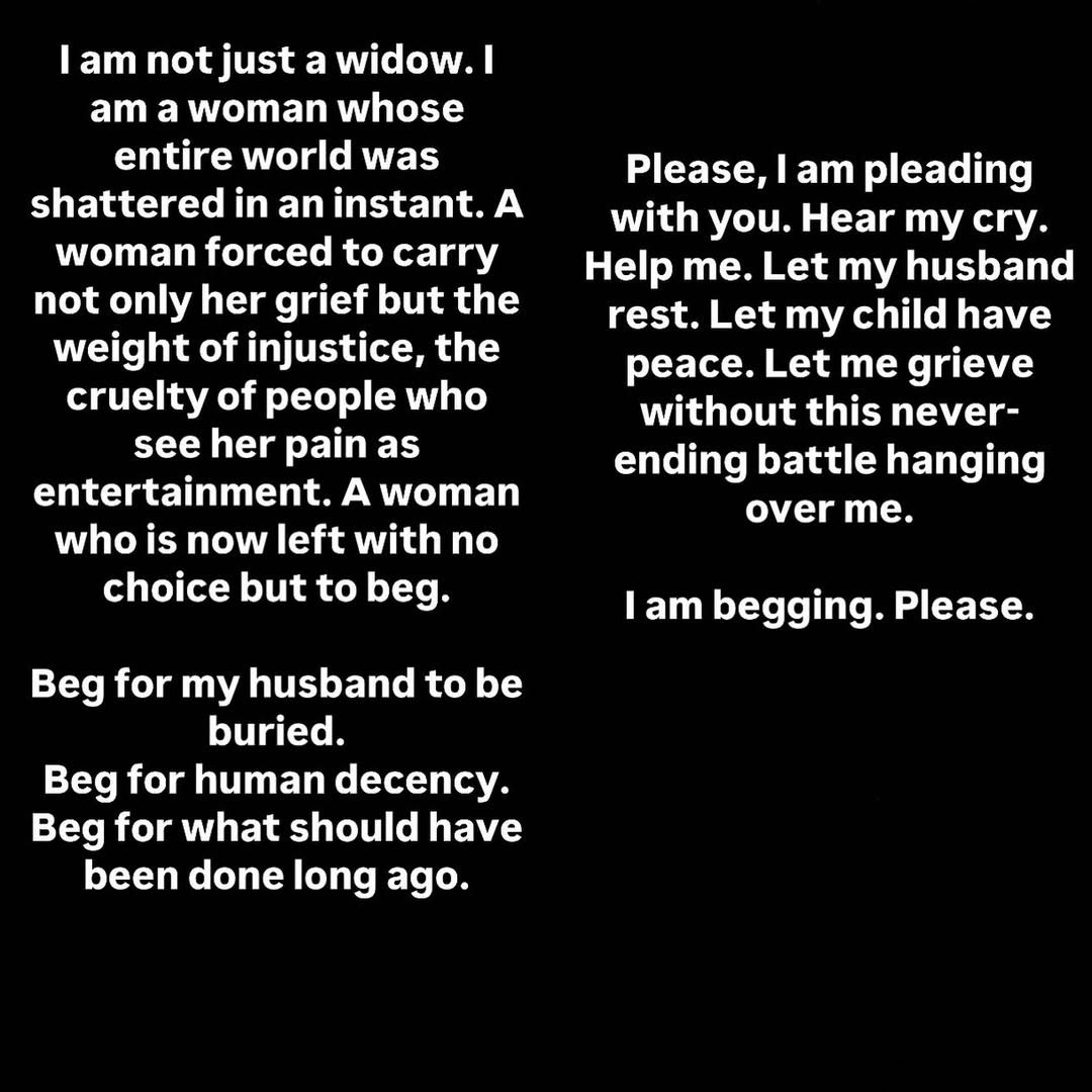 "Help Me Beg My Father-In-Law To Bury My Husband" - Mohbad’s Wife, Wunmi Pleads