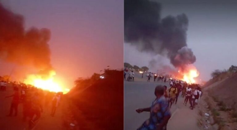 Karube Exploding Hospitals Filled With Victims From Karu Bridge Tanker Explosion In ...