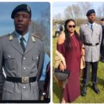 Nollywood Actress Sandra Achums' Son Joins German Armed Forces [Photos/Video]