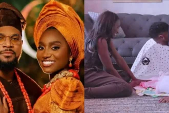 Kunle Remi Announces Birth Of First Child With His Wife Tiwi [Videp]