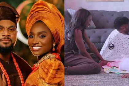 Kunle Remi Announces Birth Of First Child With His Wife Tiwi [Videp]