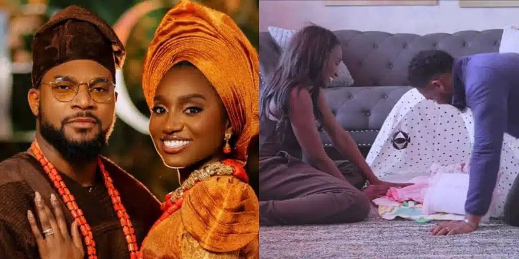 Kunle Remi Announces Birth Of First Child With His Wife Tiwi [Videp]