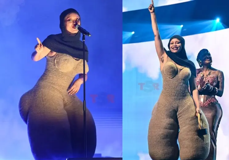 Erykah Badu Mocks BBL Ladies With Her Outfit At Billboard "Women In Music Awards" [Video]