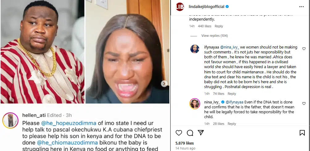 Cubana Chief Priest Can’t Be Forced To Take Care Of Alleged Child – Nina Ivy