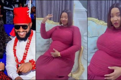 Yul Edochie Show Off Judy Austin's Baby Bump, Thanks God For Bringing Her Into His Life [Video]