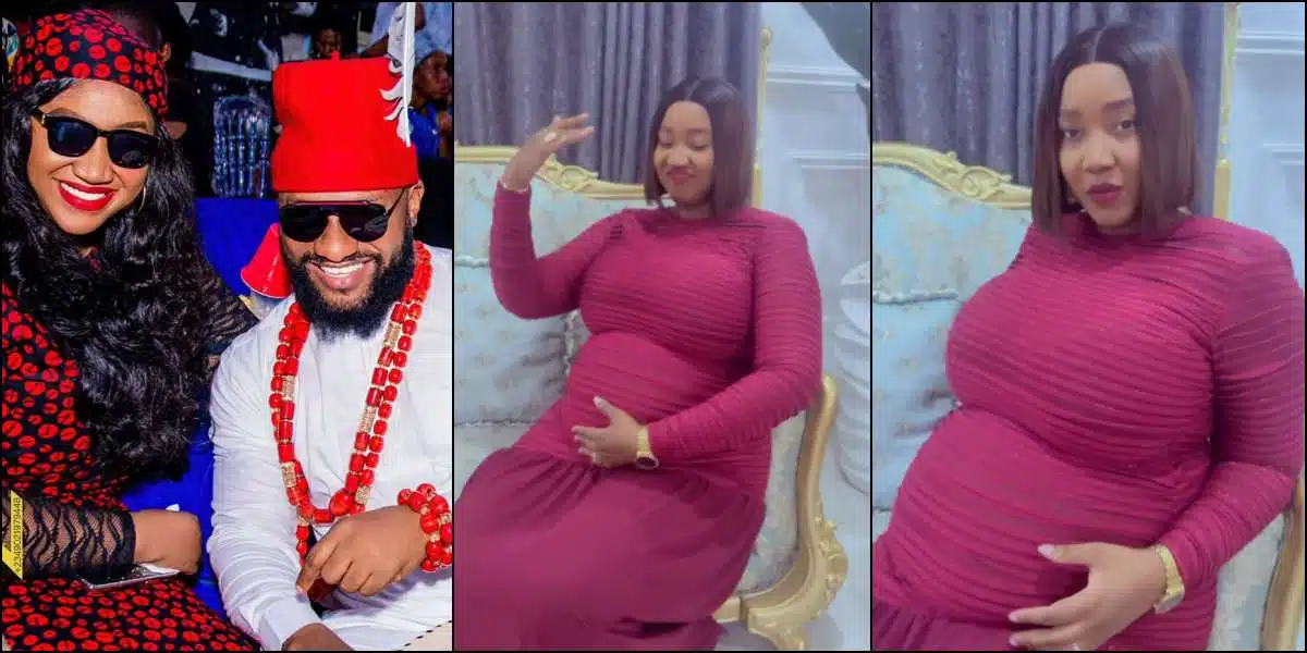 Yul Edochie Show Off Judy Austin's Baby Bump, Thanks God For Bringing Her Into His Life [Video]