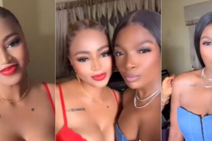 Regina Daniels, Annie Idibia Seen Dancing And Partying Hard At Nightclub [Video]