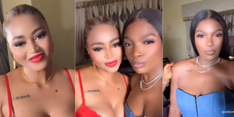 Regina Daniels, Annie Idibia Seen Dancing And Partying Hard At Nightclub [Video]