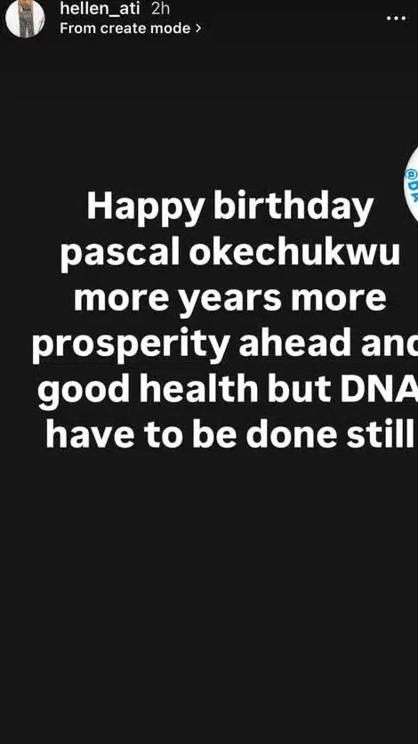 Cubana Chief Priest’s Alleged Babymama, Hellen Ati Celebrates His Birthday