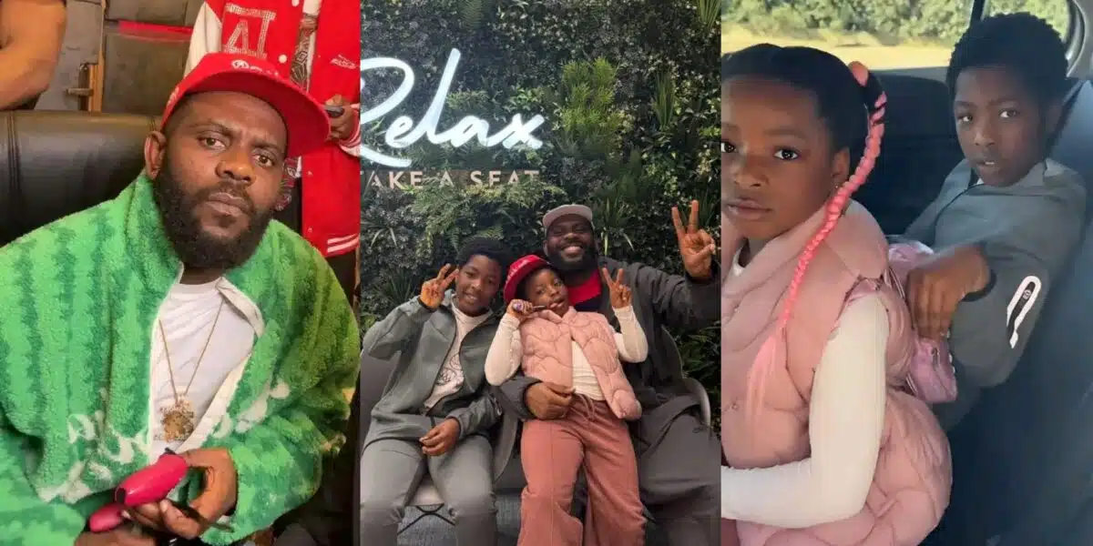 Odumodublvck Show Off His Children For The First Time [Video]
