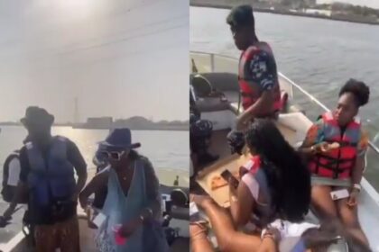 Natasha Osawaru Spotted Spending Time With Fiancé 2Face Idibia And His Daughter [Video]