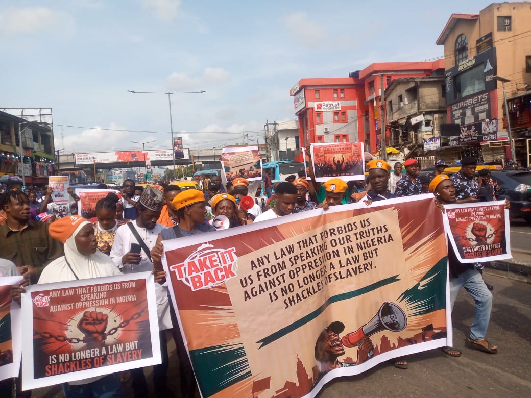Take It Back Movement Begins Protest In Lagos And Abuja Despite Police Warning [Photos]