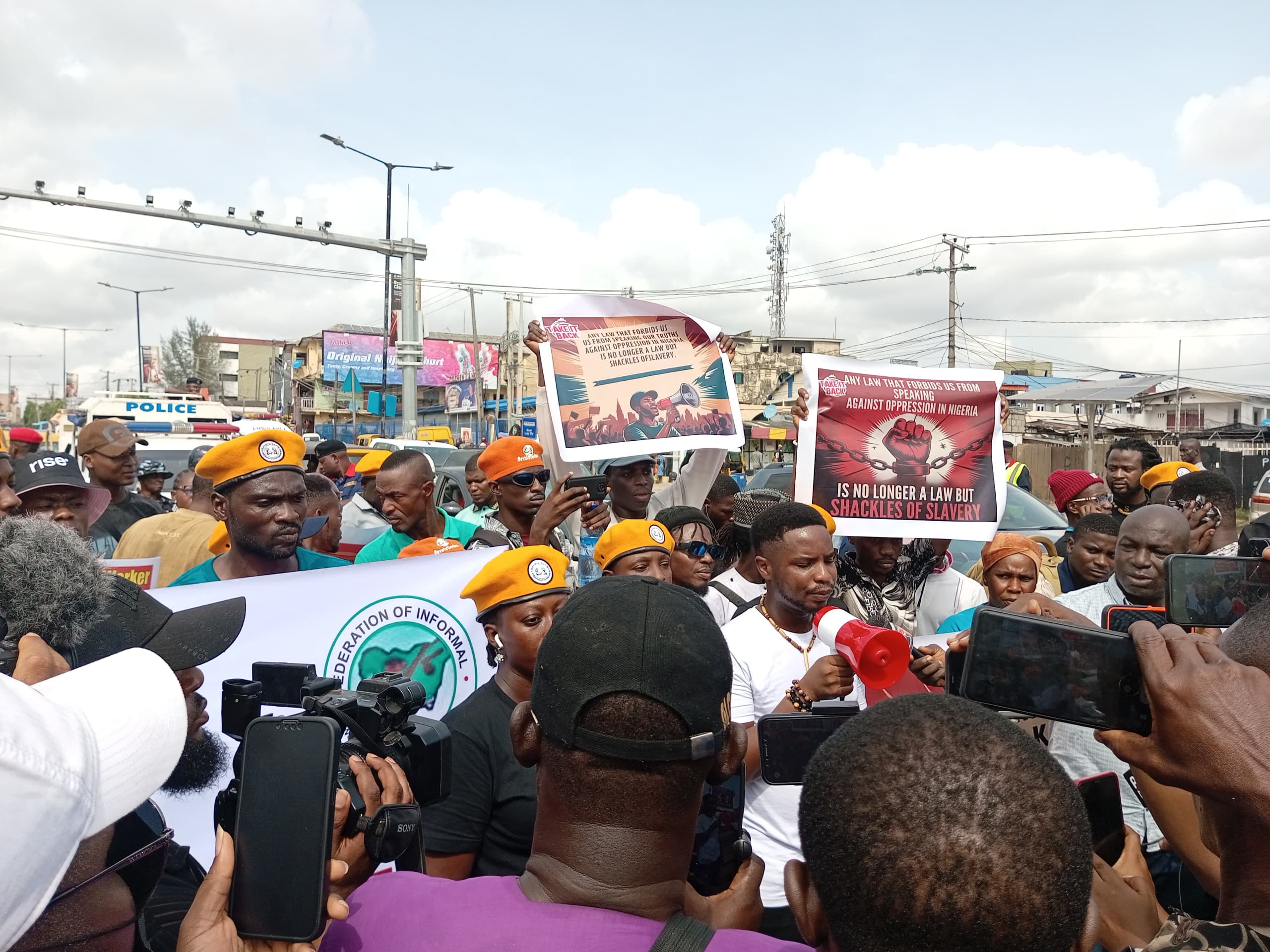 Take It Back Movement Begins Protest In Lagos And Abuja Despite Police Warning [Photos]