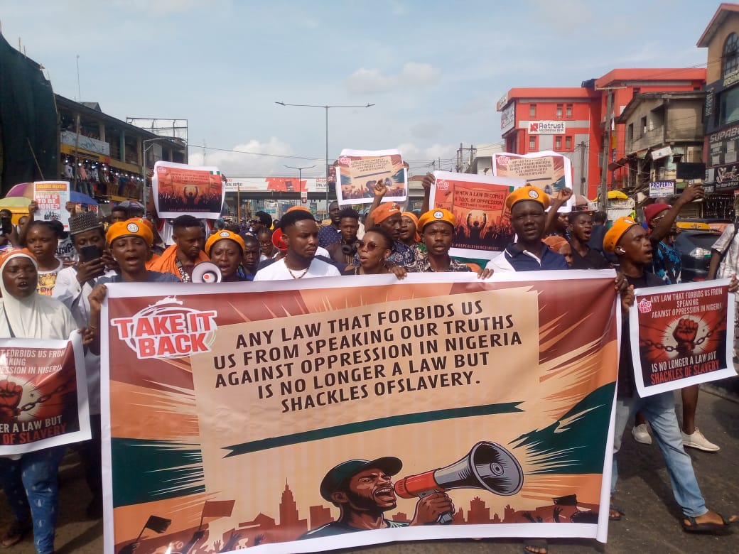 Take It Back Movement Begins Protest In Lagos And Abuja Despite Police Warning [Photos] 6