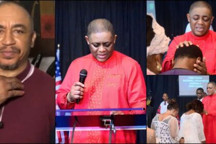 Daddy Freeze Reacts As Fani-Kayode Lay Hands On People In Church [Video]
