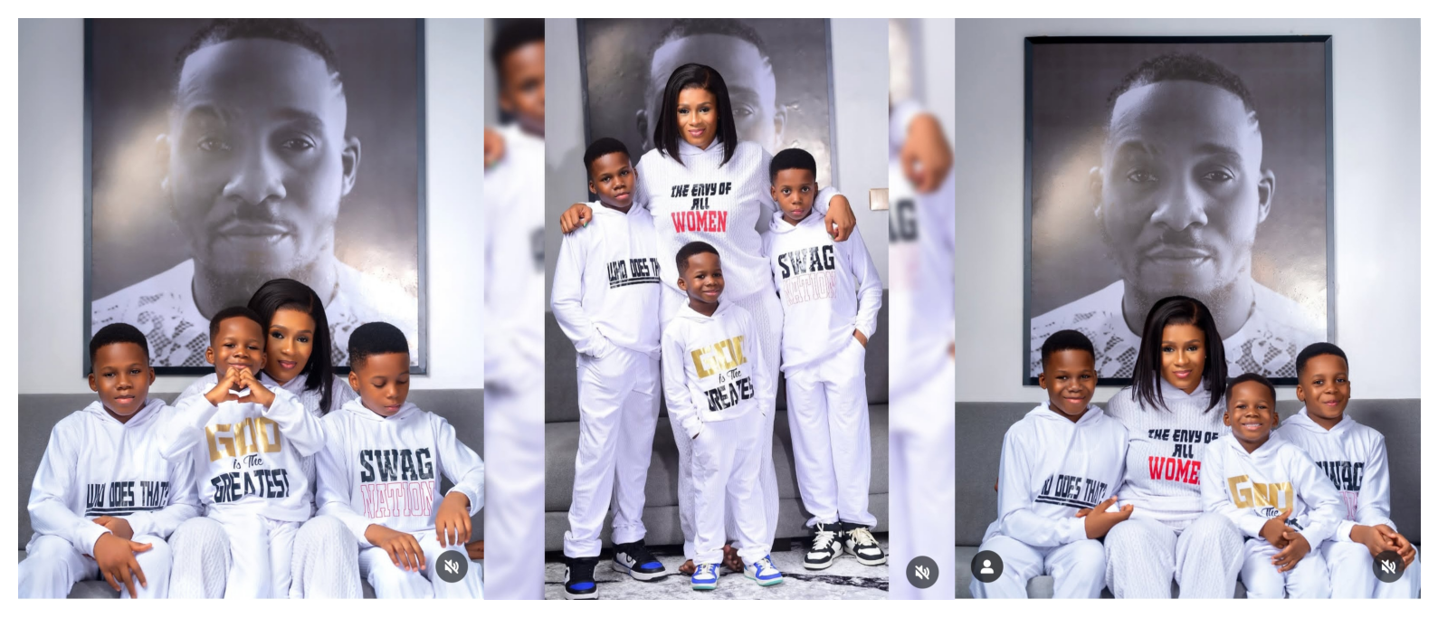 Junior Pope’s Wife Shares Family Photo And Emotional Tribute On First Anniversary Of His Death