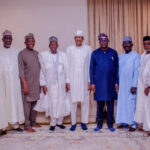 APC ‘Retaliates’ As Ganduje Leads Delegation To Visit Buhari In Kaduna [Photos]