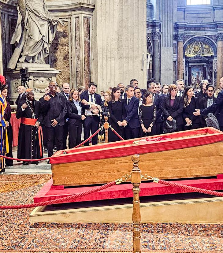 Peter Obi Attends Late Pope Francis’s Lying-in-State In Rome [Photos]